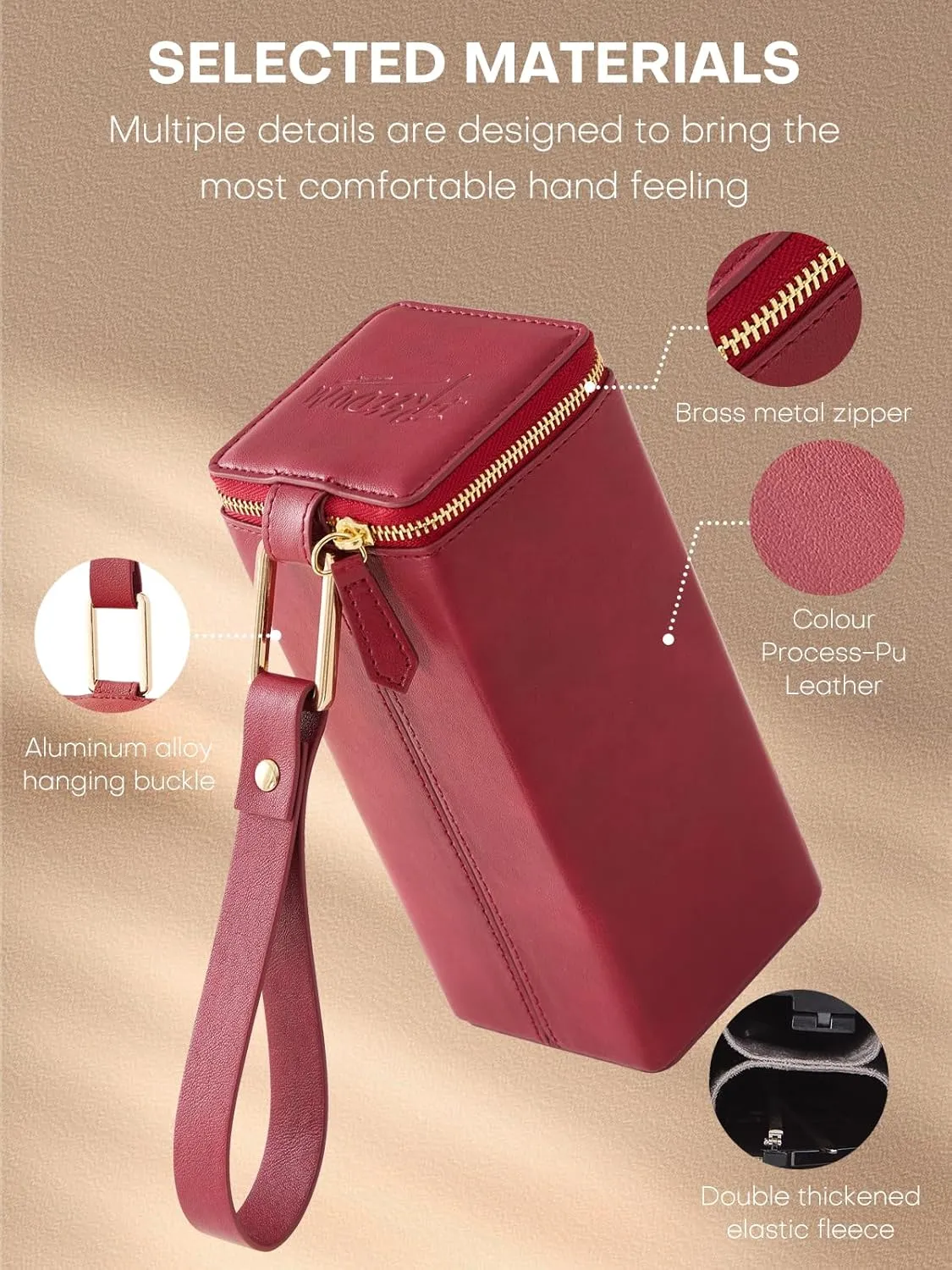 Sunglasses Travel Case Organizer Hangable for Men Women, Eyeglasses Foldable Storage Organizer