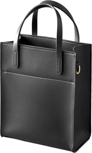 SUNLIGHT LEAVES Vintage Vegan Leather Mini Tote Bag For Women Simple Small Handle Purse Cute Cell Phone Satchel Lady Handbag