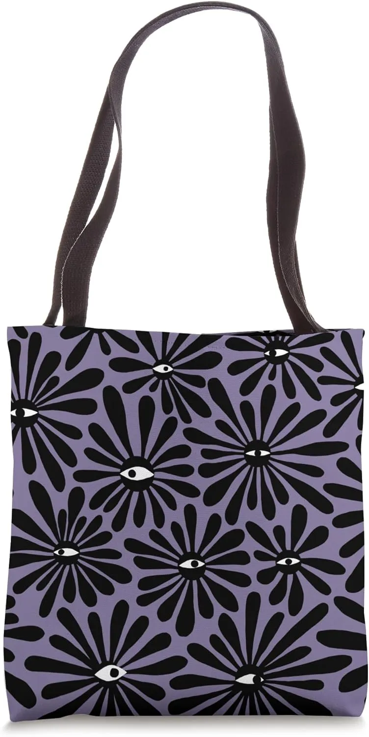Suspicious Flowers Tote Bag