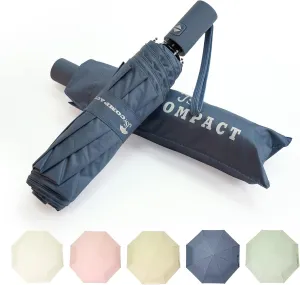 SY COMPACT Umbrella Automatic Travel Waterproof Light Folding Umbrellas Easy Carry for Women and Men
