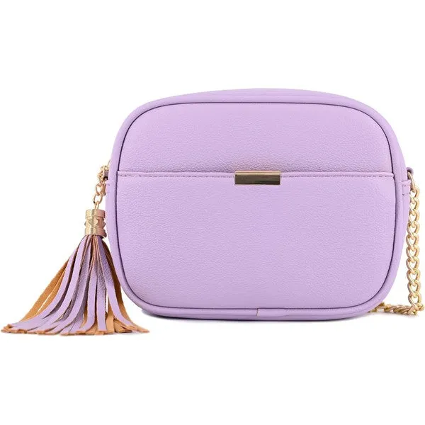 TASSEL SMALL CROSSBODY CAMERA BAG