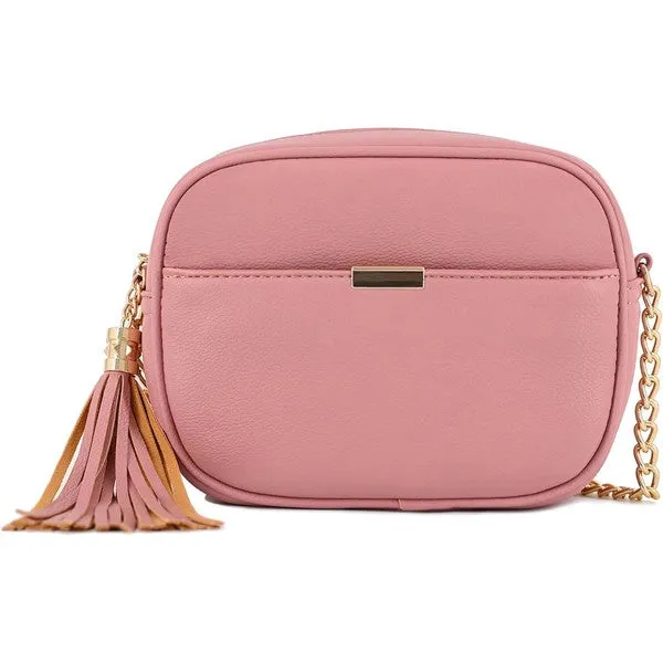 TASSEL SMALL CROSSBODY CAMERA BAG