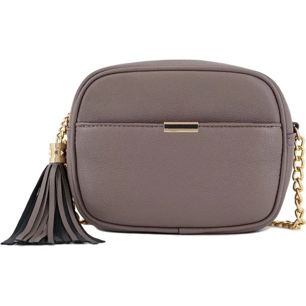 TASSEL SMALL CROSSBODY CAMERA BAG