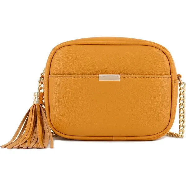 TASSEL SMALL CROSSBODY CAMERA BAG
