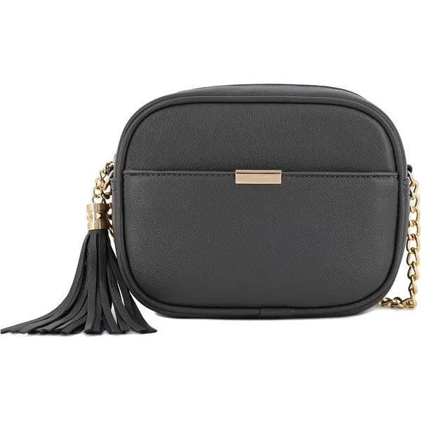 TASSEL SMALL CROSSBODY CAMERA BAG