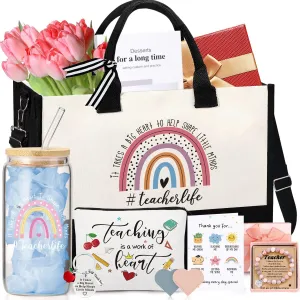 Teacher Appreciation Gifts,Unique Teachers Birthday Christmas Basket Gift for Women Men,Thank You Best Teacher End of Year Gift for Teachers from Student