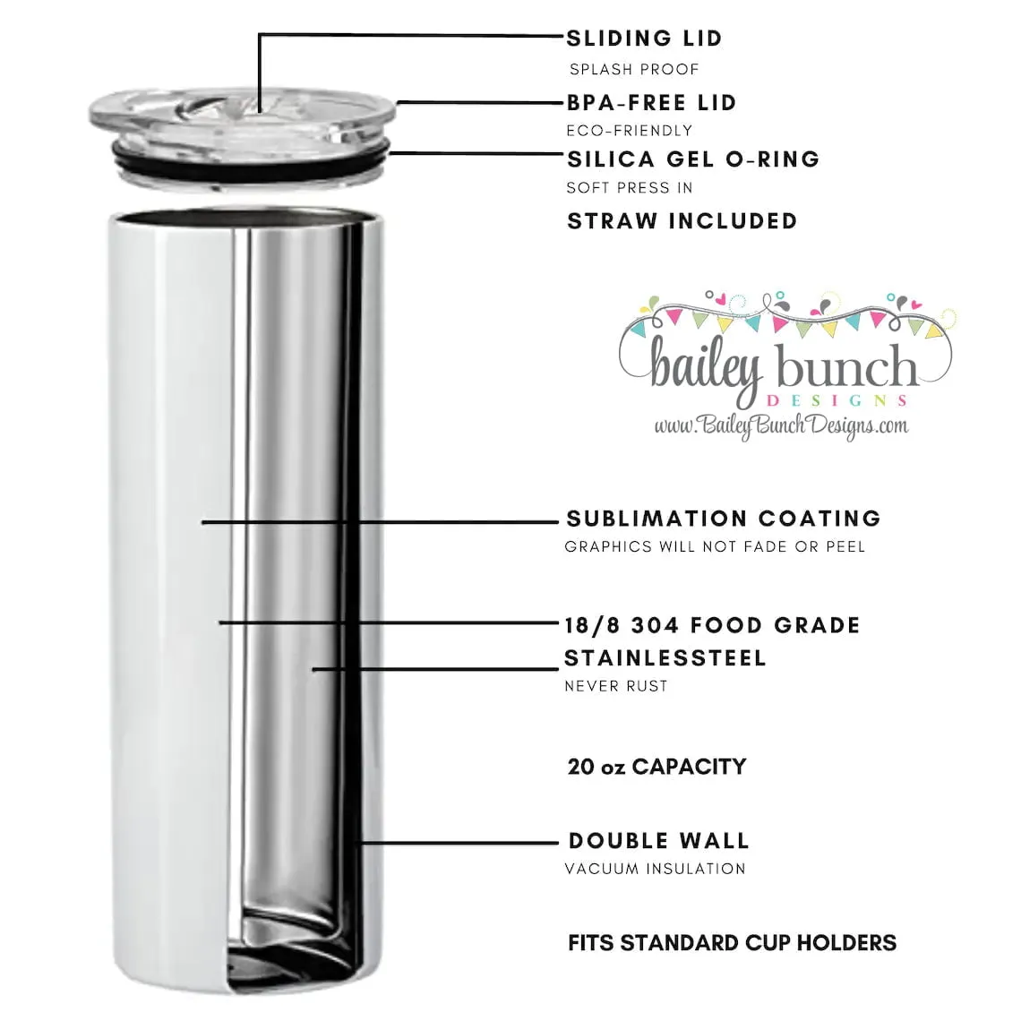 Teacher Shimmer Glitter Tumbler TUMBTEACH0520