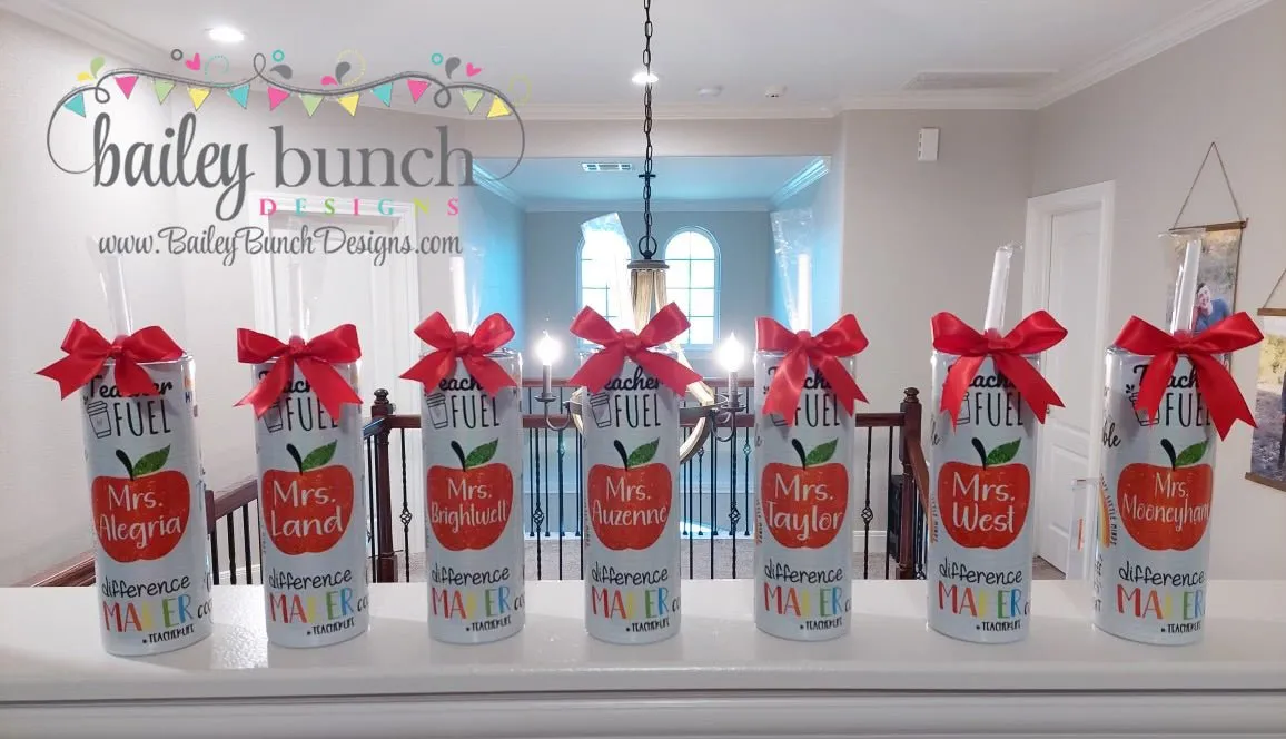 Teacher Shimmer Glitter Tumbler TUMBTEACH0520