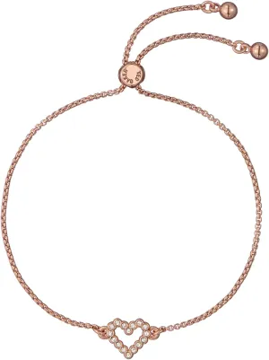 Ted Baker London Amorita Crystal Halo Heart Adjustable Bracelet For Women