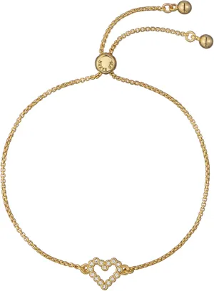 Ted Baker London Amorita Crystal Halo Heart Adjustable Bracelet For Women