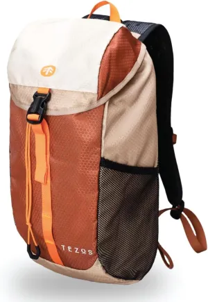 Tezos Juniper Daypack, Lightweight Hiking Backpack and Hydration Pack for Camping, Travel, Biking, and the Outdoors, 16 Liter (Desert Sand)