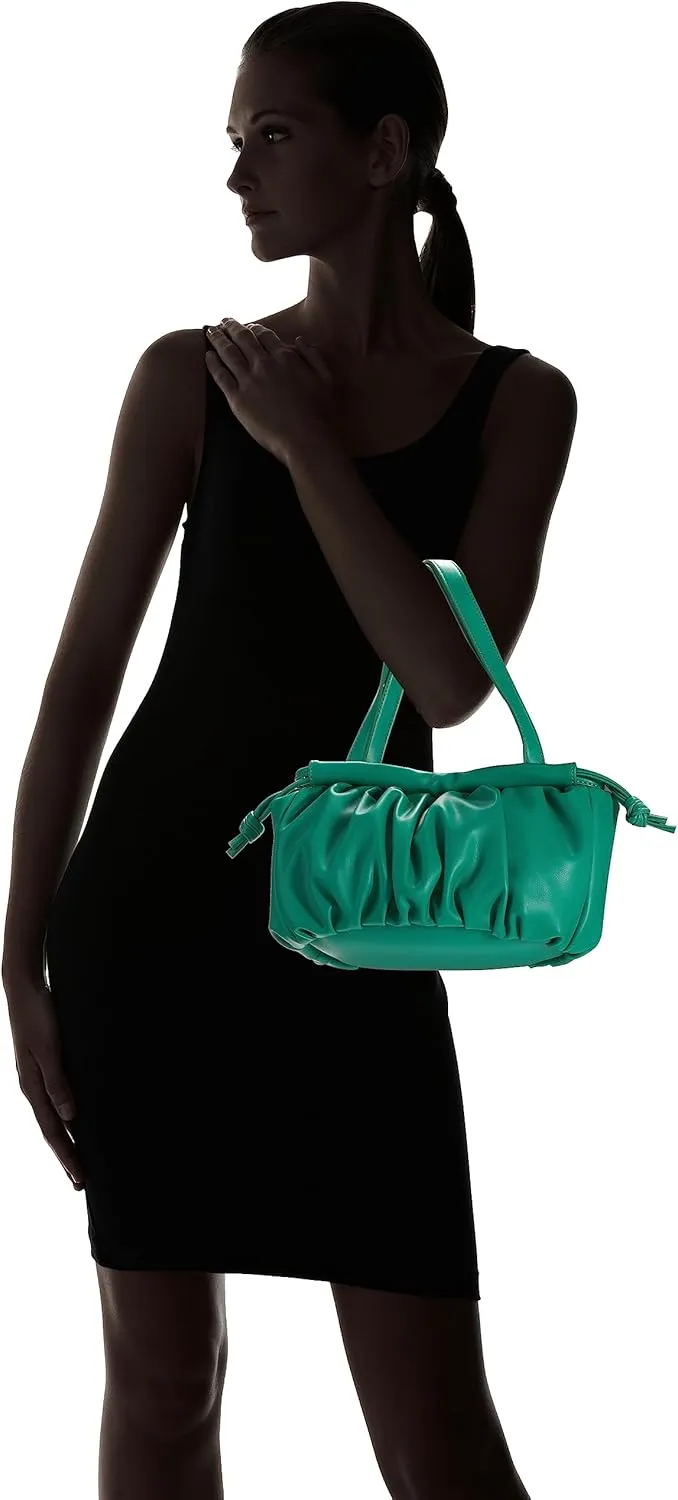 The Drop Shanae Scrunch Bag with Drawstring Closure