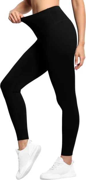 THE GYM PEOPLE Women's High Waist Workout Legging Soft Tummy Control Squat Proof Yoga Running Pants