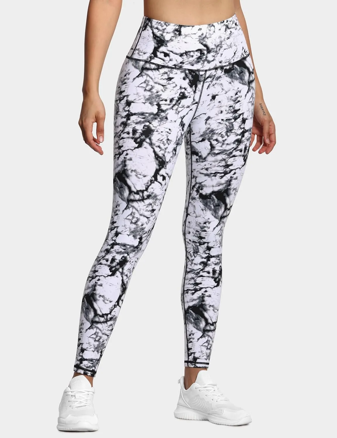 THE GYM PEOPLE Women's High Waist Workout Legging Soft Tummy Control Squat Proof Yoga Running Pants