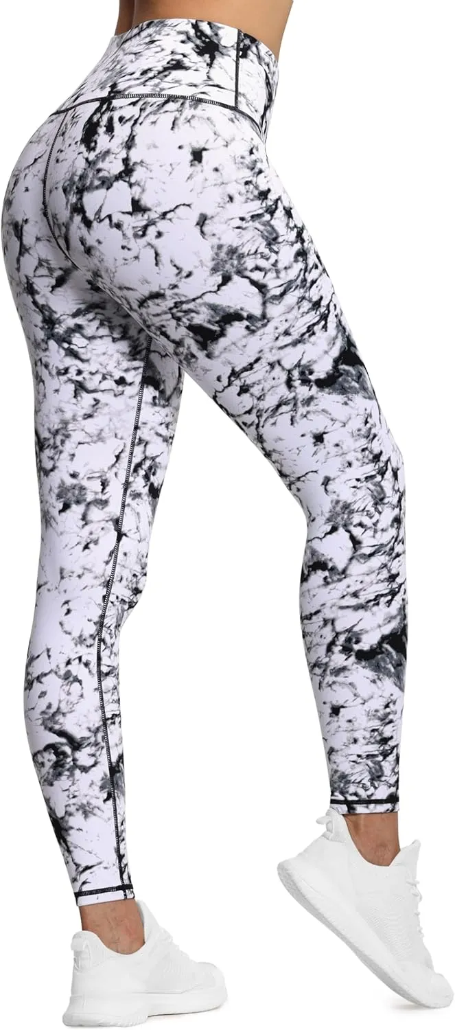 THE GYM PEOPLE Women's High Waist Workout Legging Soft Tummy Control Squat Proof Yoga Running Pants