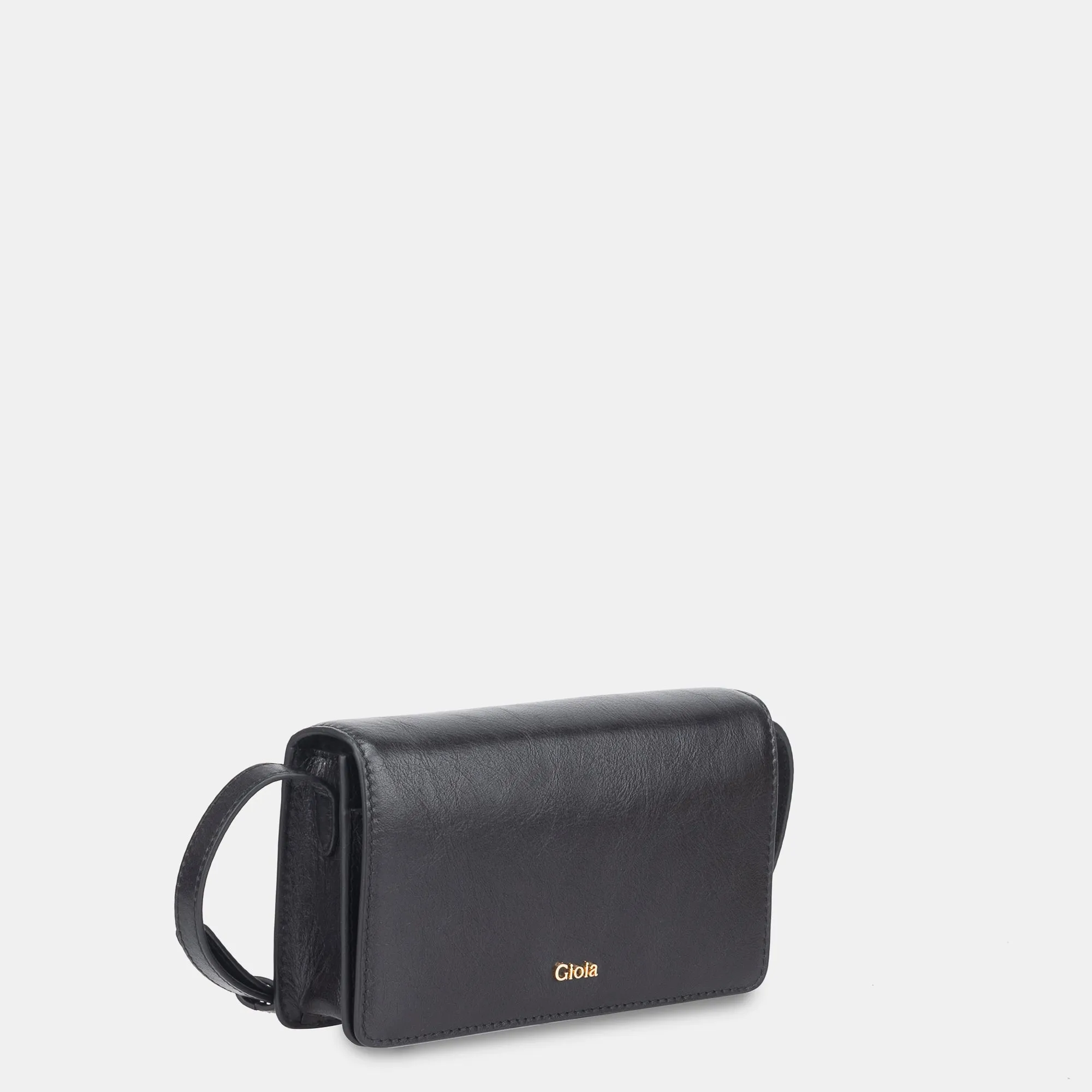 The Noir Edit Mini Flapover Crossbody