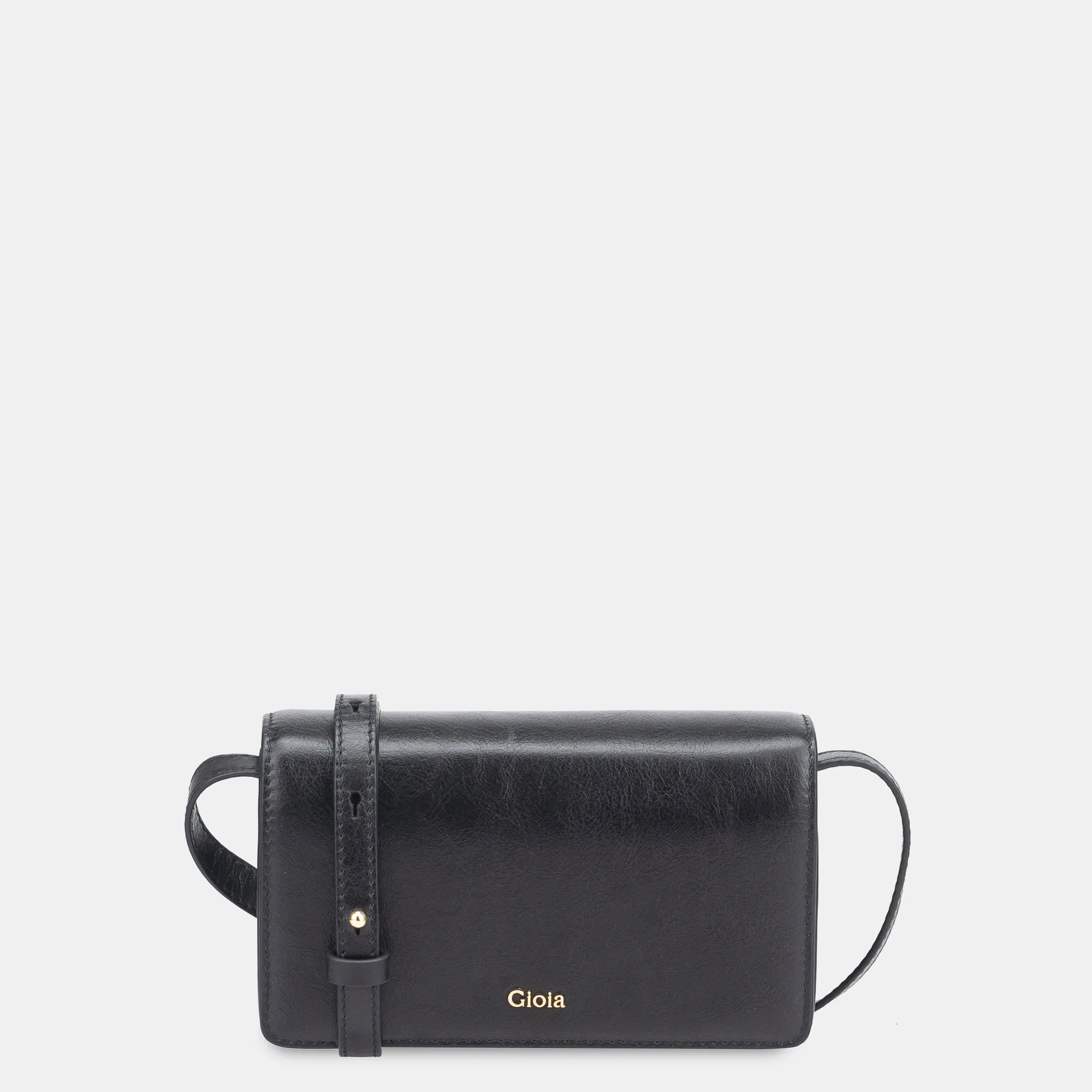 The Noir Edit Mini Flapover Crossbody