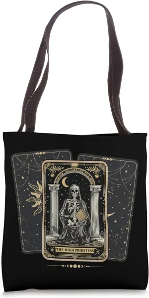 The Priestess Tarot Card Design Tote Bag