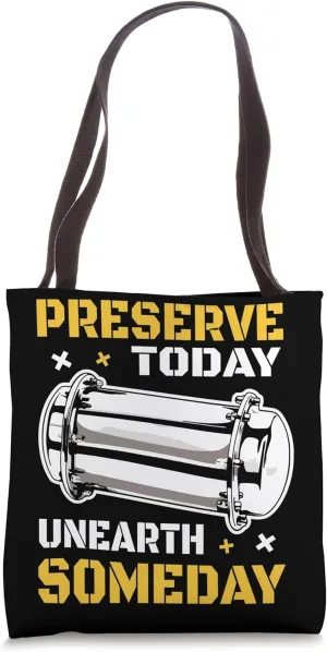 Time Capsule Quote Design Tote Bag