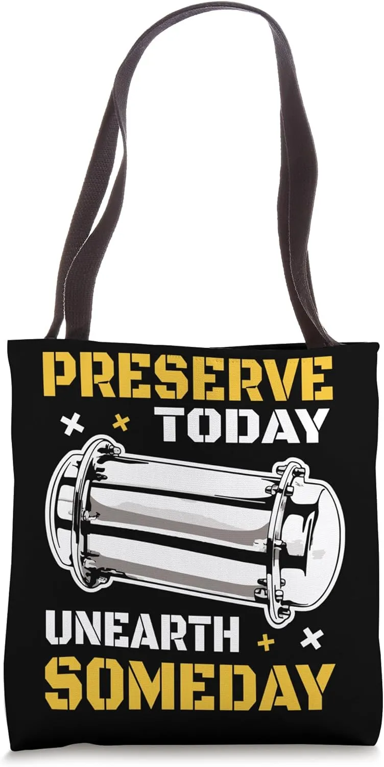 Time Capsule Quote Design Tote Bag