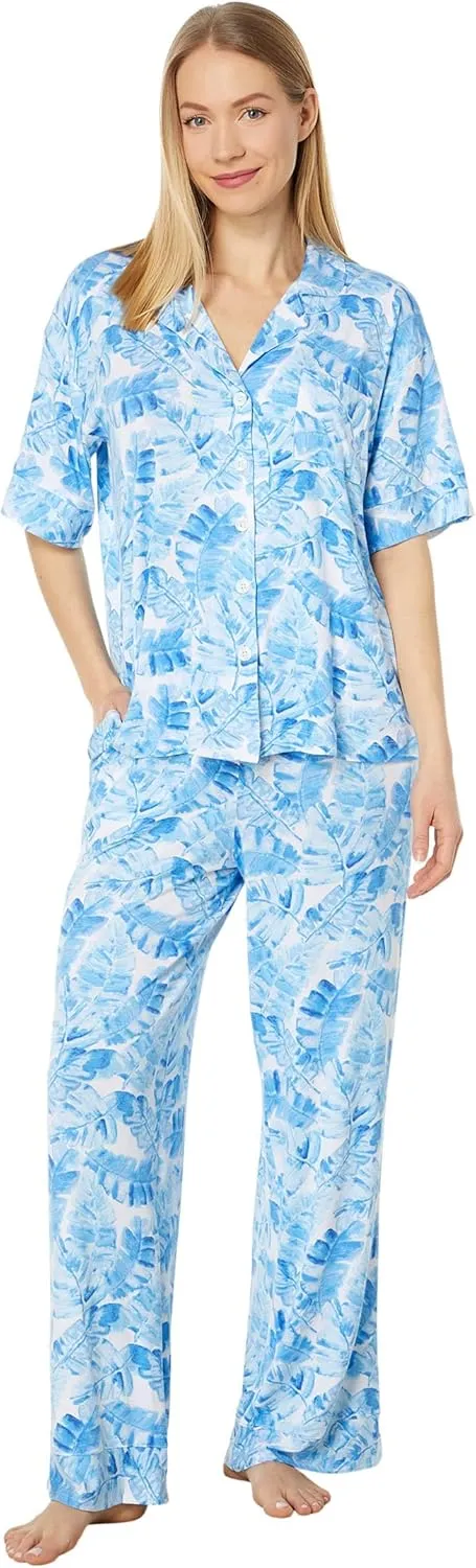 Tommy Bahama 3/4 Sleeve Long Pants PJ Set