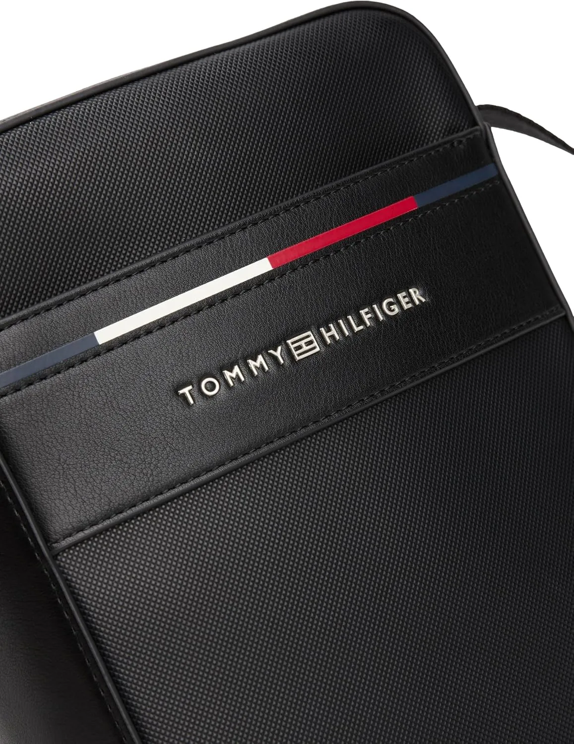 Tommy Hilfiger Foundation Small Crossbody Bag with Zipper and Adjustable Strap