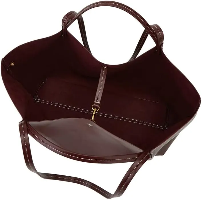 Tote Bag for Women 2025 Large Shoulder Bags PU Leather Weekender Bag Shopper Handbags Travel Purse Buckle Design