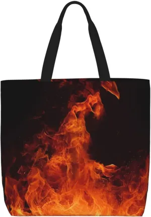 Tote Bag for Women dog and a duck Shoulder Bag with Zipper Handbag Large Capacity Reusable Grocery Bag
