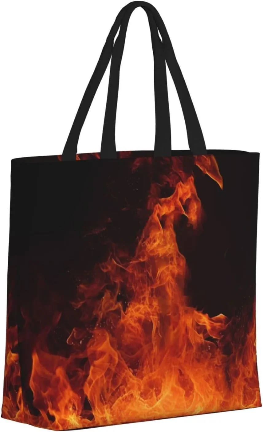 Tote Bag for Women dog and a duck Shoulder Bag with Zipper Handbag Large Capacity Reusable Grocery Bag
