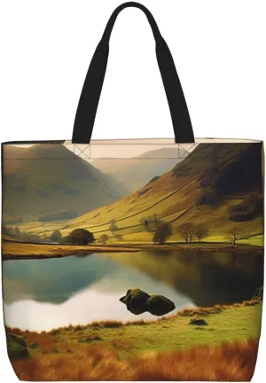 Tote Bag for Women Easter Bunny Shoulder Bag with Zipper Handbag Large Capacity Reusable Grocery Bag