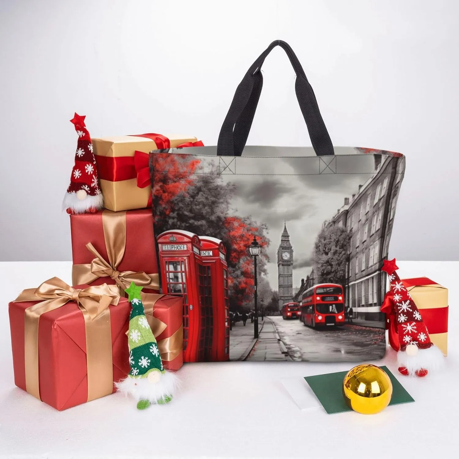 Tote Bag for Women Eastern Bluebird Shoulder Bag with Zipper Handbag Large Capacity Reusable Grocery Bag