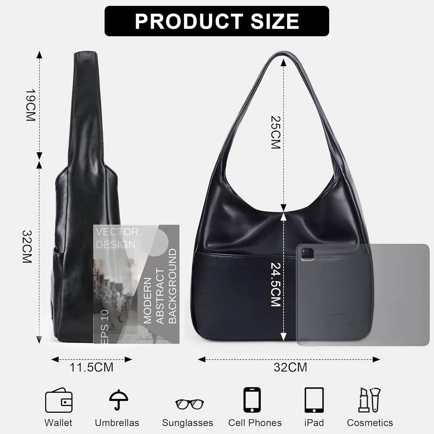 Tote Bag for Women - Vegan Leather Tote Bag Hobo Bags Shoulder Bag Valentines Day Gifts Birthday Gifts for Women