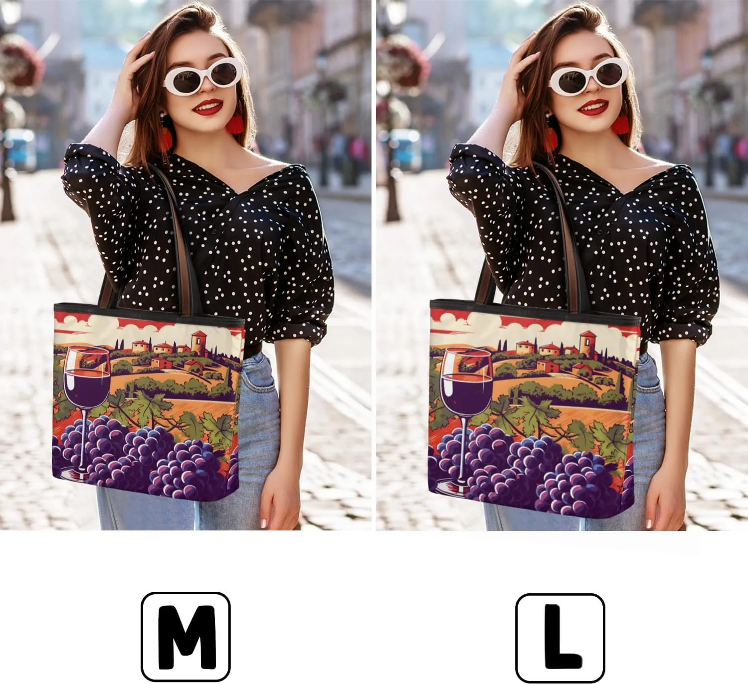 Tote Bag for Women with Zipper Large Capacity Top Handle Casual Shoulder Bag Handbag Reusable Shopping