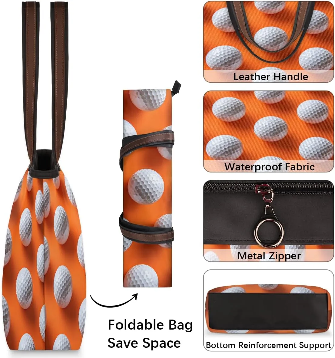 Tote Bag for Women with Zipper Large Capacity Top Handle Casual Shoulder Bag Handbag Reusable Shopping