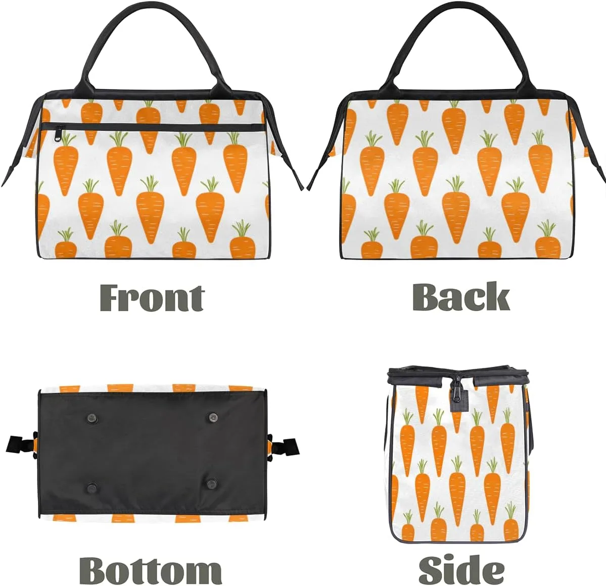 Tote Bag for Women with Zipper, Large Shoulder Bag Handbag for Travel Sports Work
