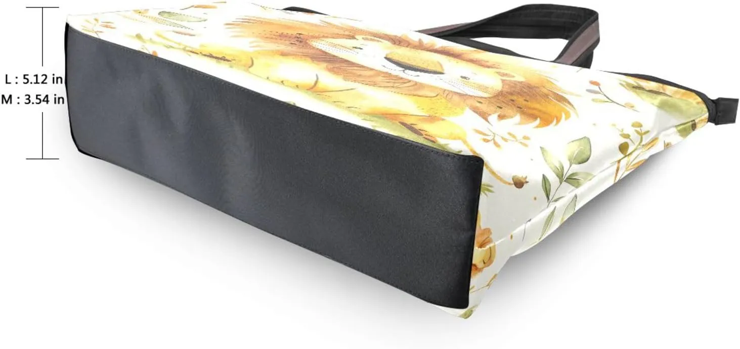 Tote Bag for Women with Zipper,Polyester Tote Purse Holiday Tote Bag Work Handbag Women Gift