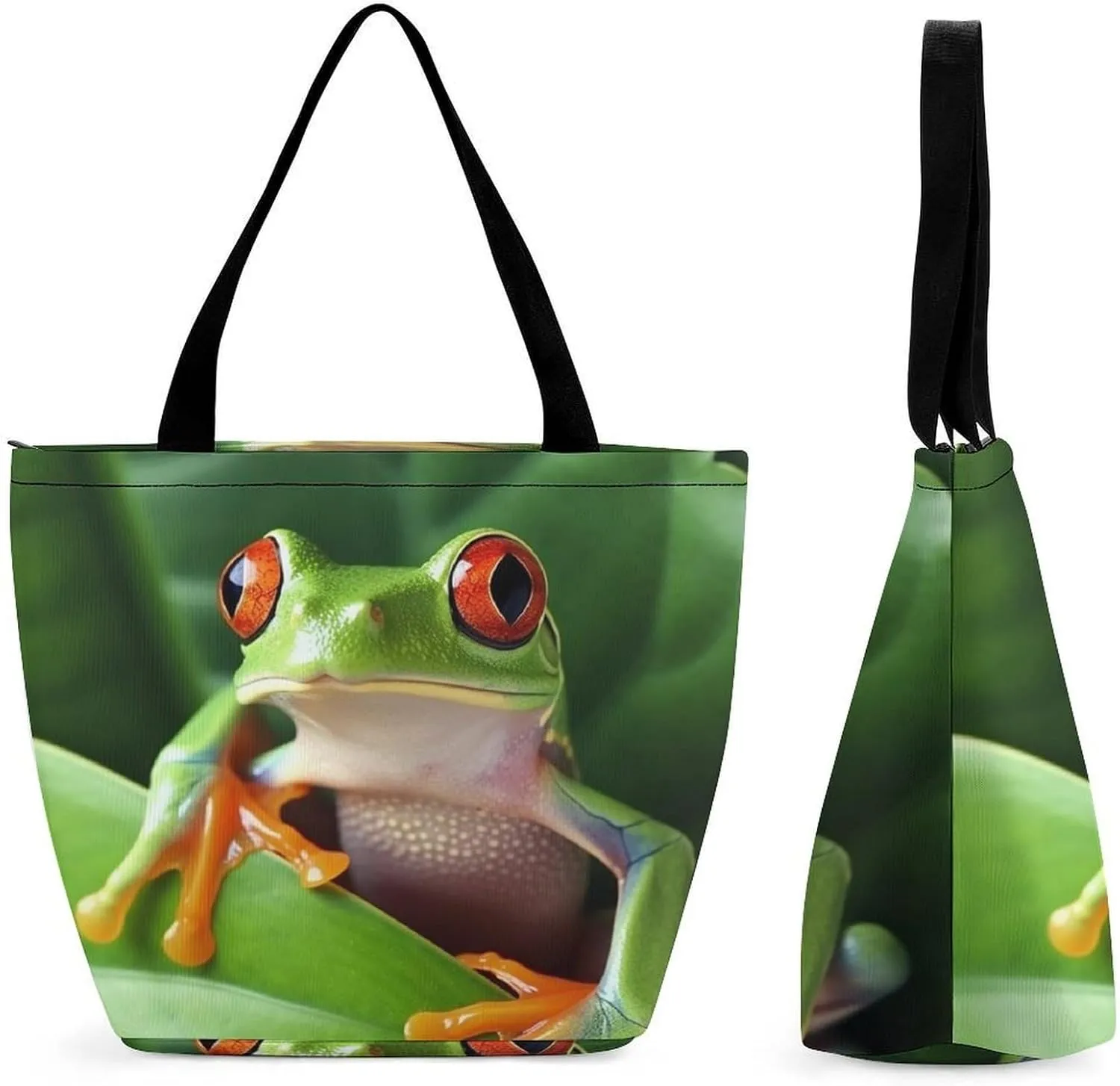 Tote Bag Reusable Grocery Bag Foldable Shopping Bag Extra Large Shoulder Bag Trick Or Treat Tote Bag for Work