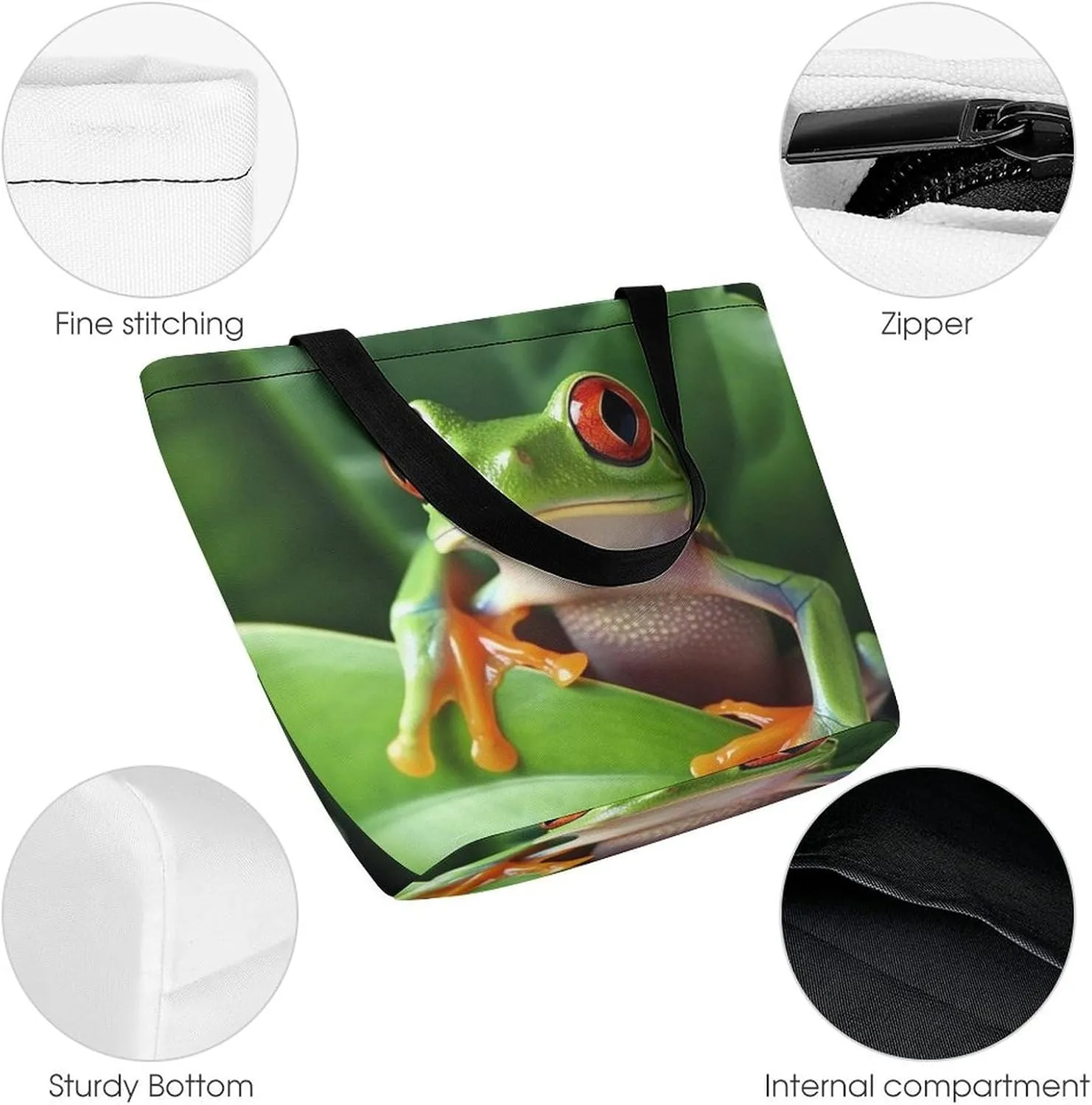 Tote Bag Reusable Grocery Bag Foldable Shopping Bag Extra Large Shoulder Bag Trick Or Treat Tote Bag for Work