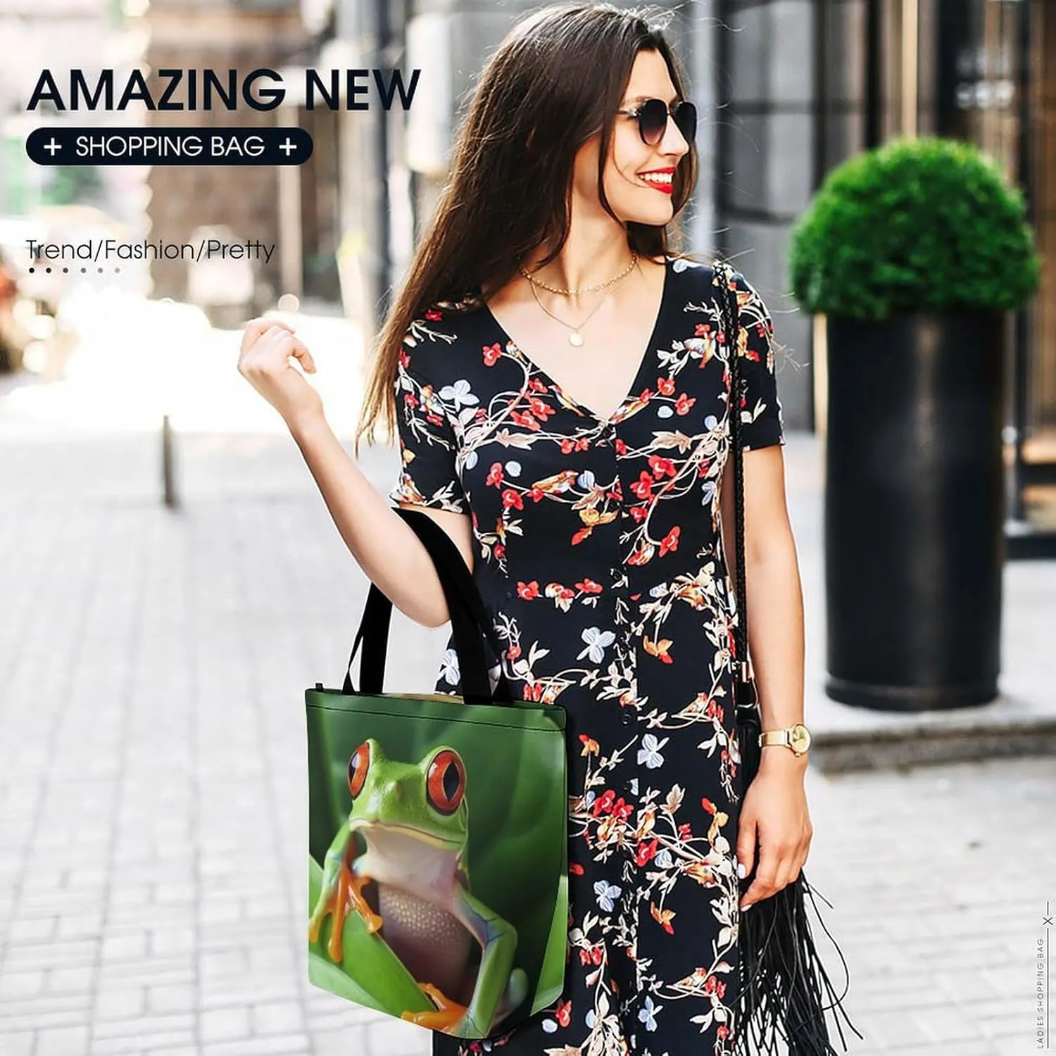 Tote Bag Reusable Grocery Bag Foldable Shopping Bag Extra Large Shoulder Bag Trick Or Treat Tote Bag for Work
