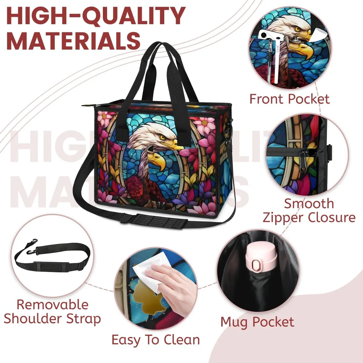 Tote Satchel Bag Set 3PCS for Women,Travel Shoulder Bag Handbag and Wallet Daily Use01