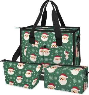 Tote Satchel Bag Set 3PCS for Women,Travel Shoulder Bag Handbag and Wallet Daily Use02