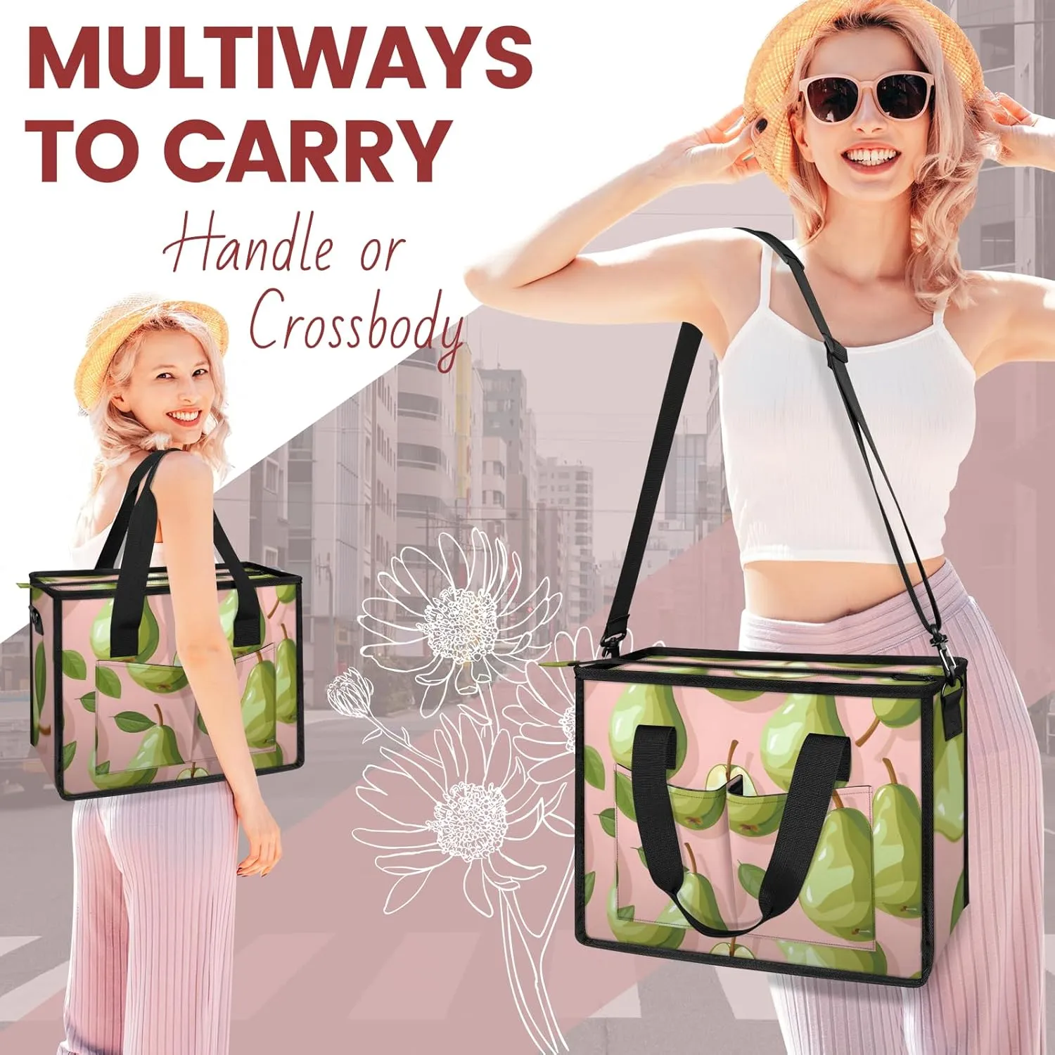 Tote Satchel Bag Set 3PCS for Women,Travel Shoulder Bag Handbag and Wallet Daily Use04