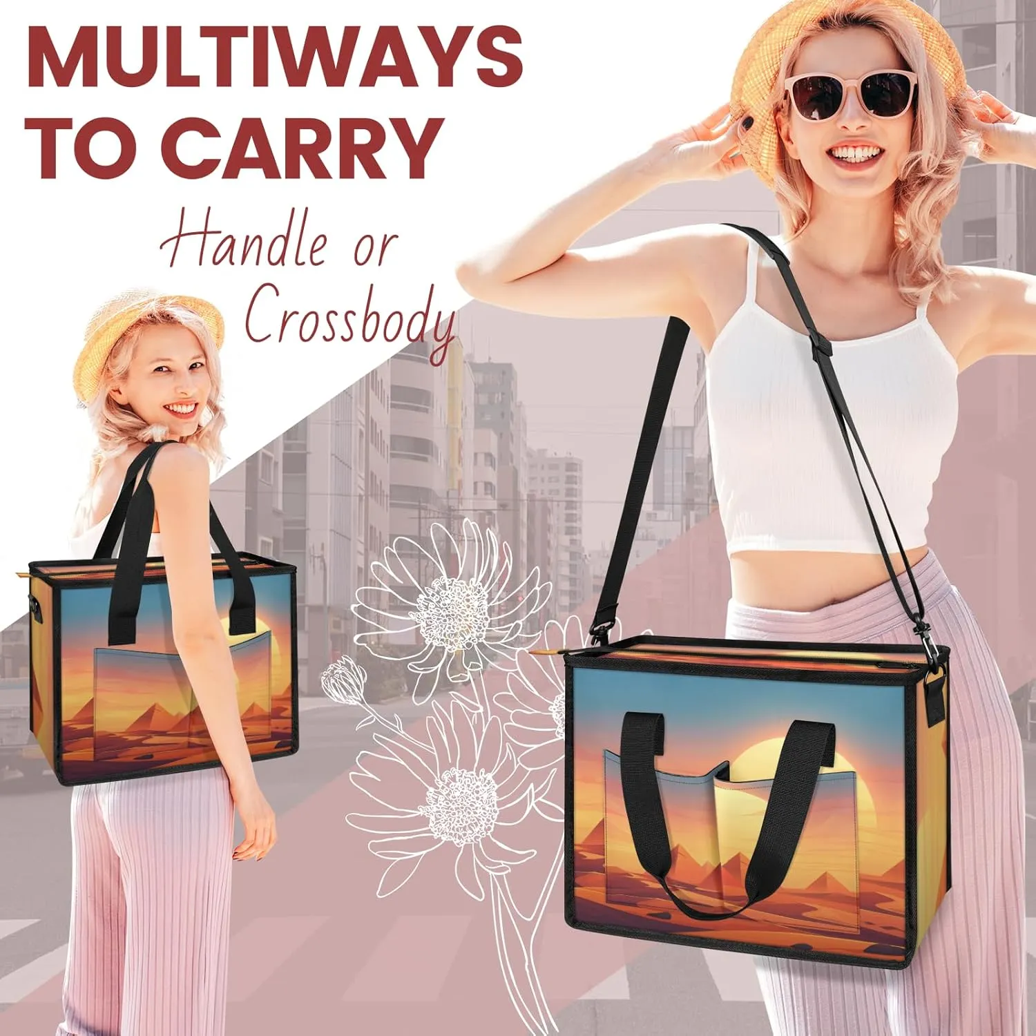 Tote Satchel Bag Set 3PCS for Women,Travel Shoulder Bag Handbag and Wallet Daily Use05