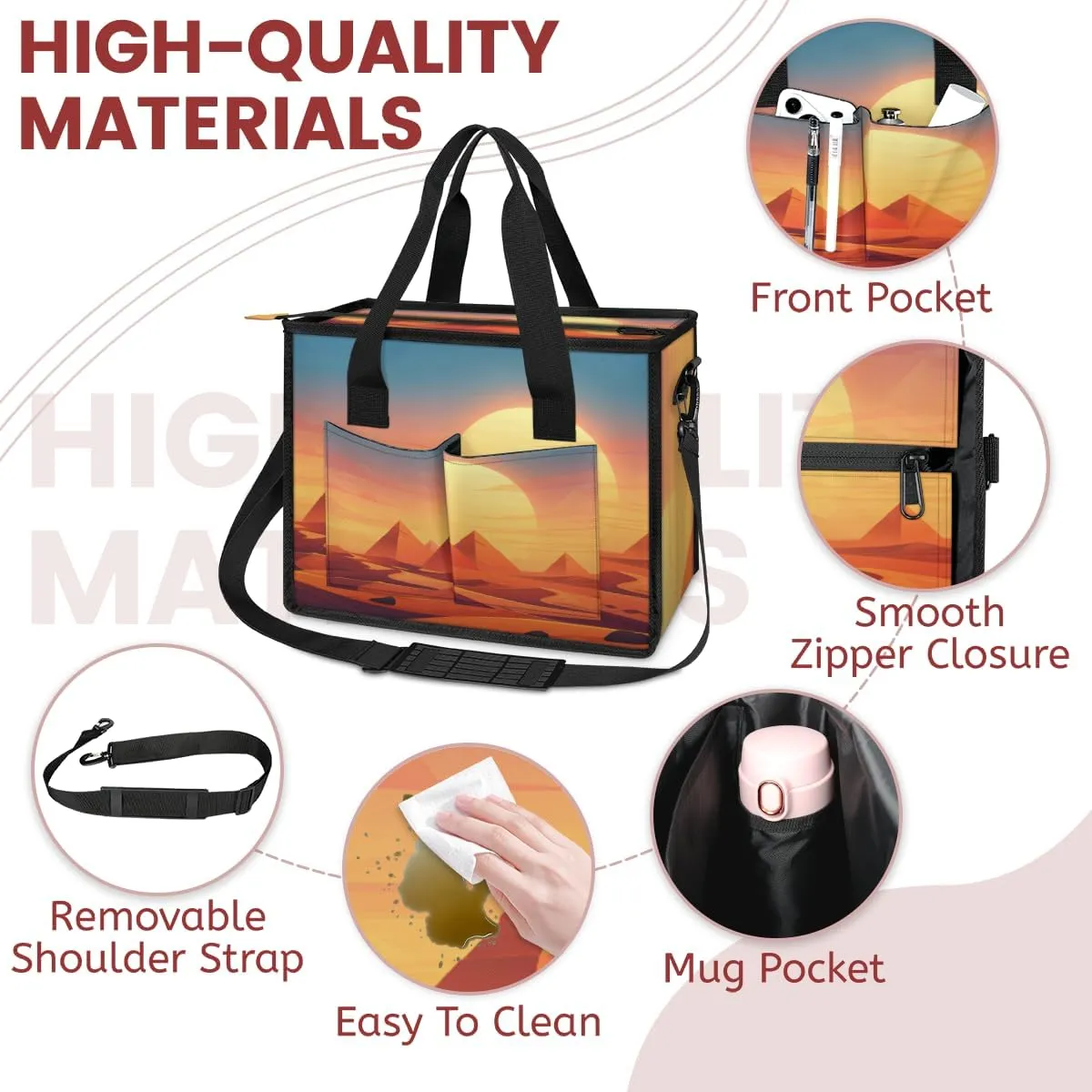 Tote Satchel Bag Set 3PCS for Women,Travel Shoulder Bag Handbag and Wallet Daily Use05