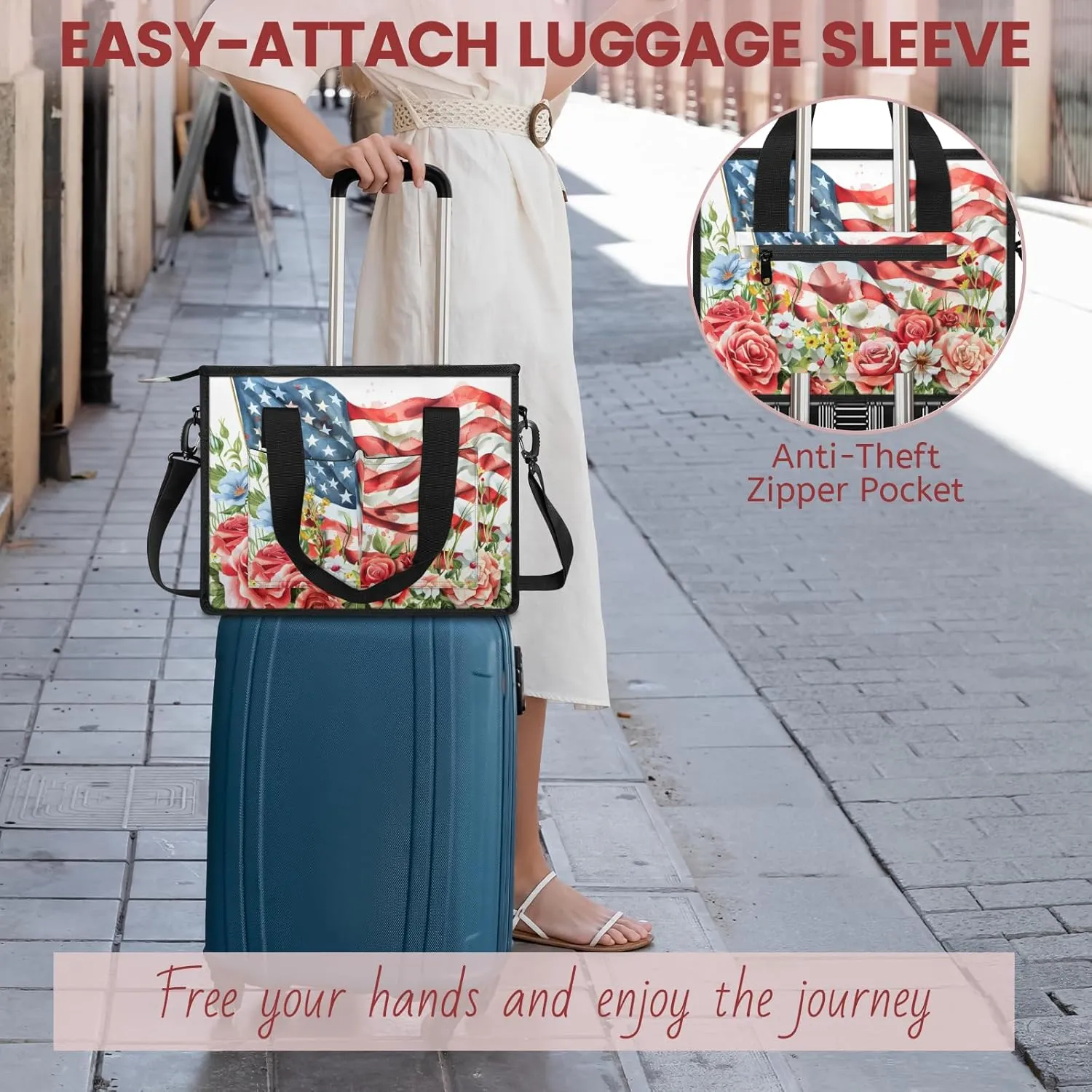 Tote Satchel Bag Set 3PCS for Women,Travel Shoulder Bag Handbag and Wallet Daily Use05