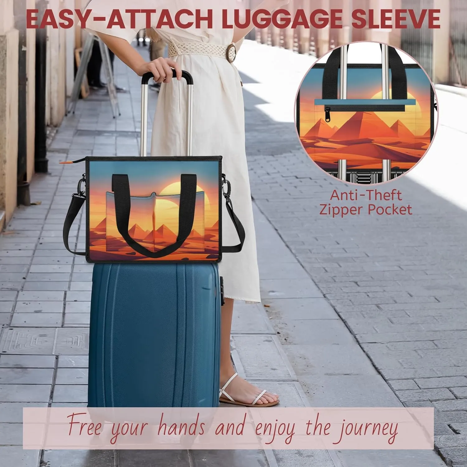 Tote Satchel Bag Set 3PCS for Women,Travel Shoulder Bag Handbag and Wallet Daily Use05