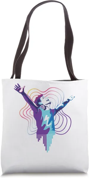 Trance DJ Man Design for Trance Music Fans Design Tote Bag