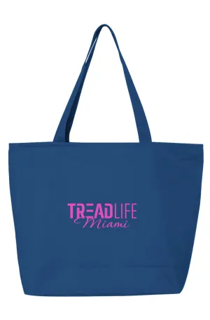 Tread Life Miami Blue 25L Zippered Tote