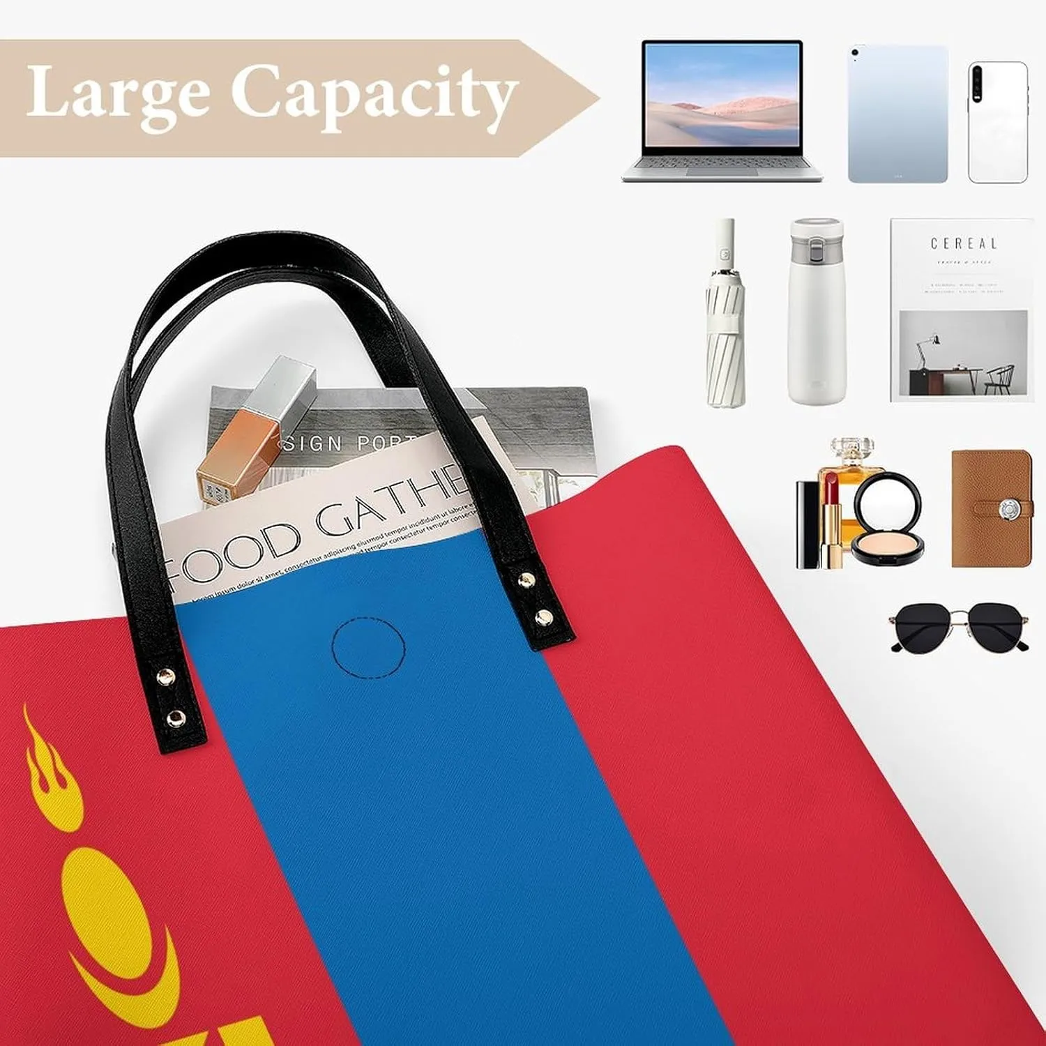 Trendy Pitcairn Lslands Flag Women's Tote Bag Spacious Handbag for Work Travel and Casual Outings