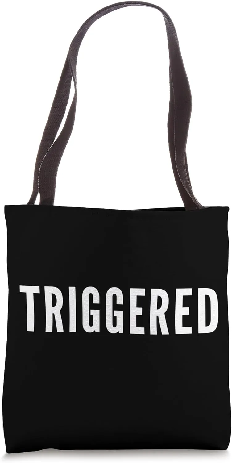 Triggered Funny Trigger Design Tote Bag